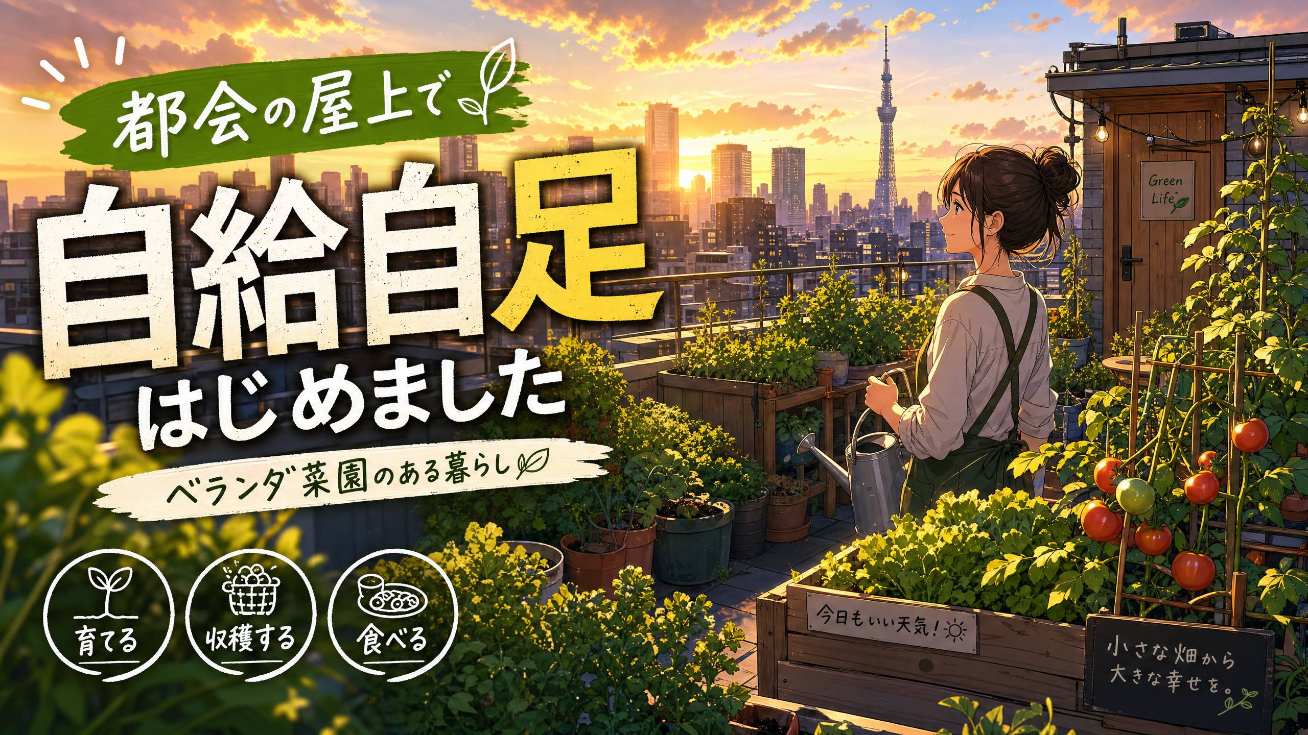 小马拉大车植物视频-屋顶花园视频分享